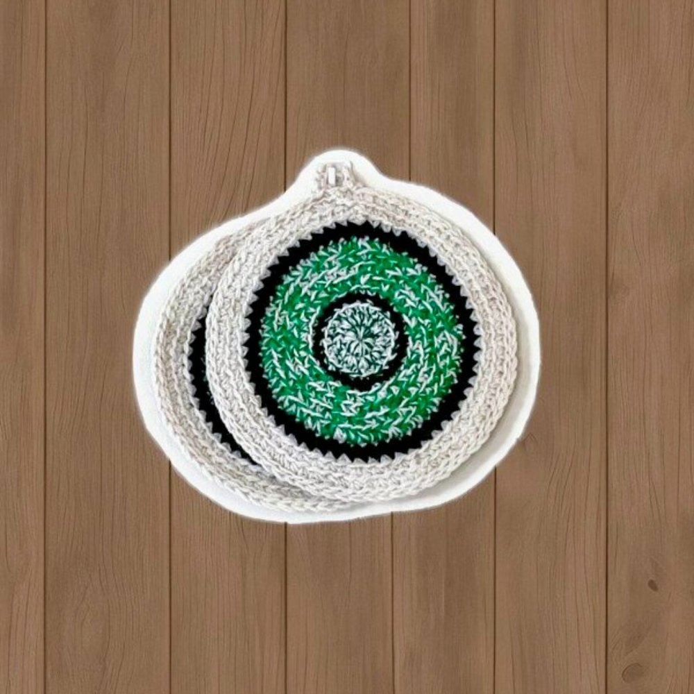 Crochet Pot Holders, Handmade Kitchen Decor, Trivet, Crochet Gifts for Mom